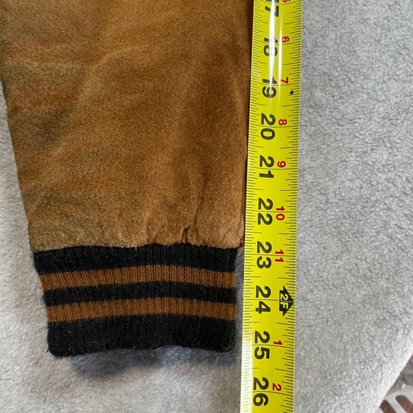 Salt Lake 2002 Winter Olympics Bomber Jacket Mens XL Suede Leather - Picture 4 of 16